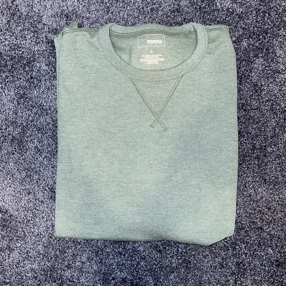 Sonoma Mint Green Long Sleeve Shirt